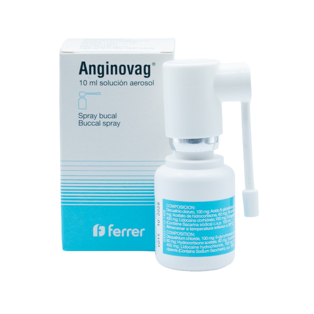 ANGINOVAG AEROSOL 10 ML. FERRER