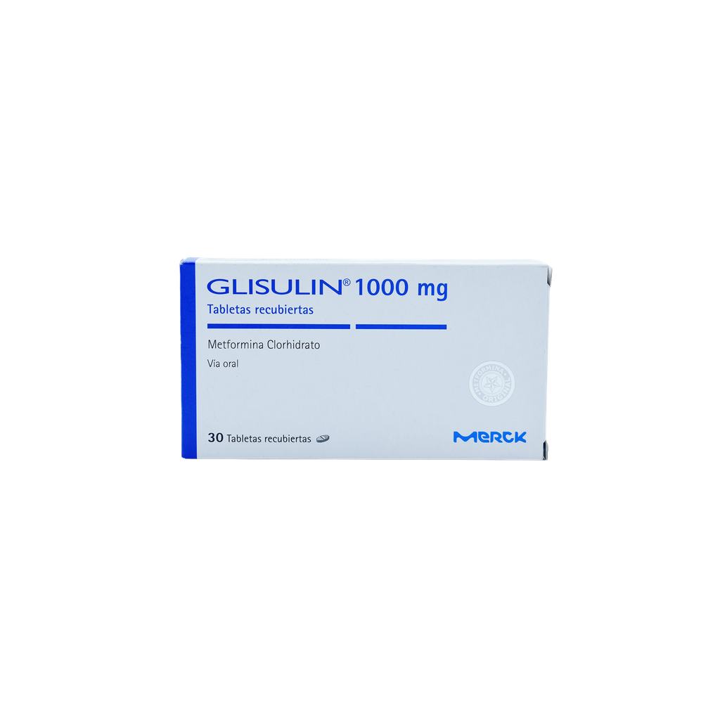 GLISULIN  1000 MG. x 30 TABLETAS Merck