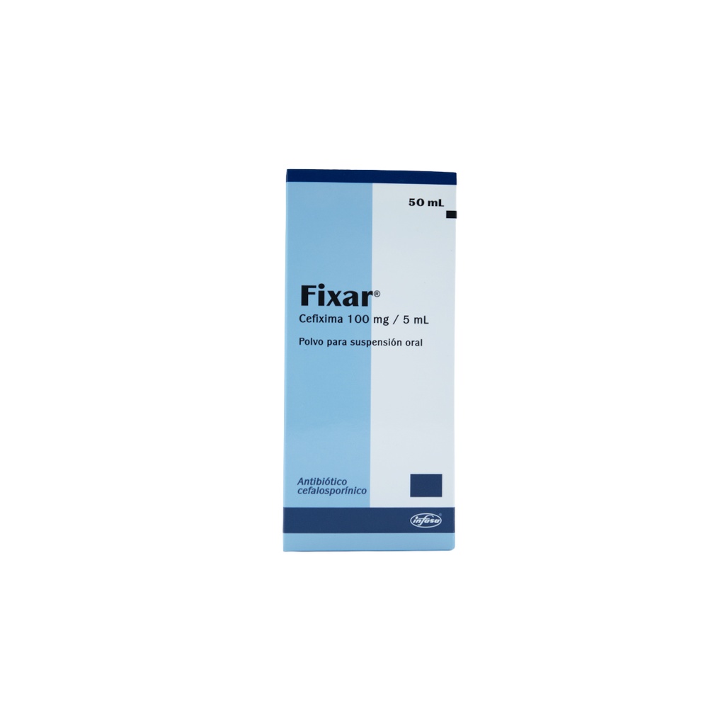 FIXAR 100 MG / 5 ML POLVO PARA SUSPENSION DE 50 ML INDUSTRIA FARMACEUTICA, S.A.