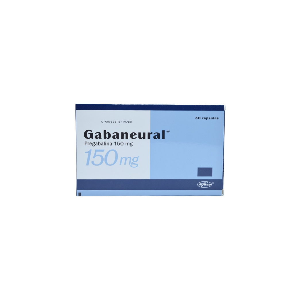 GABANEURAL  150 MG  POR 30 CAPSULAS INDUSTRIA FARMACEUTICA, S.A.