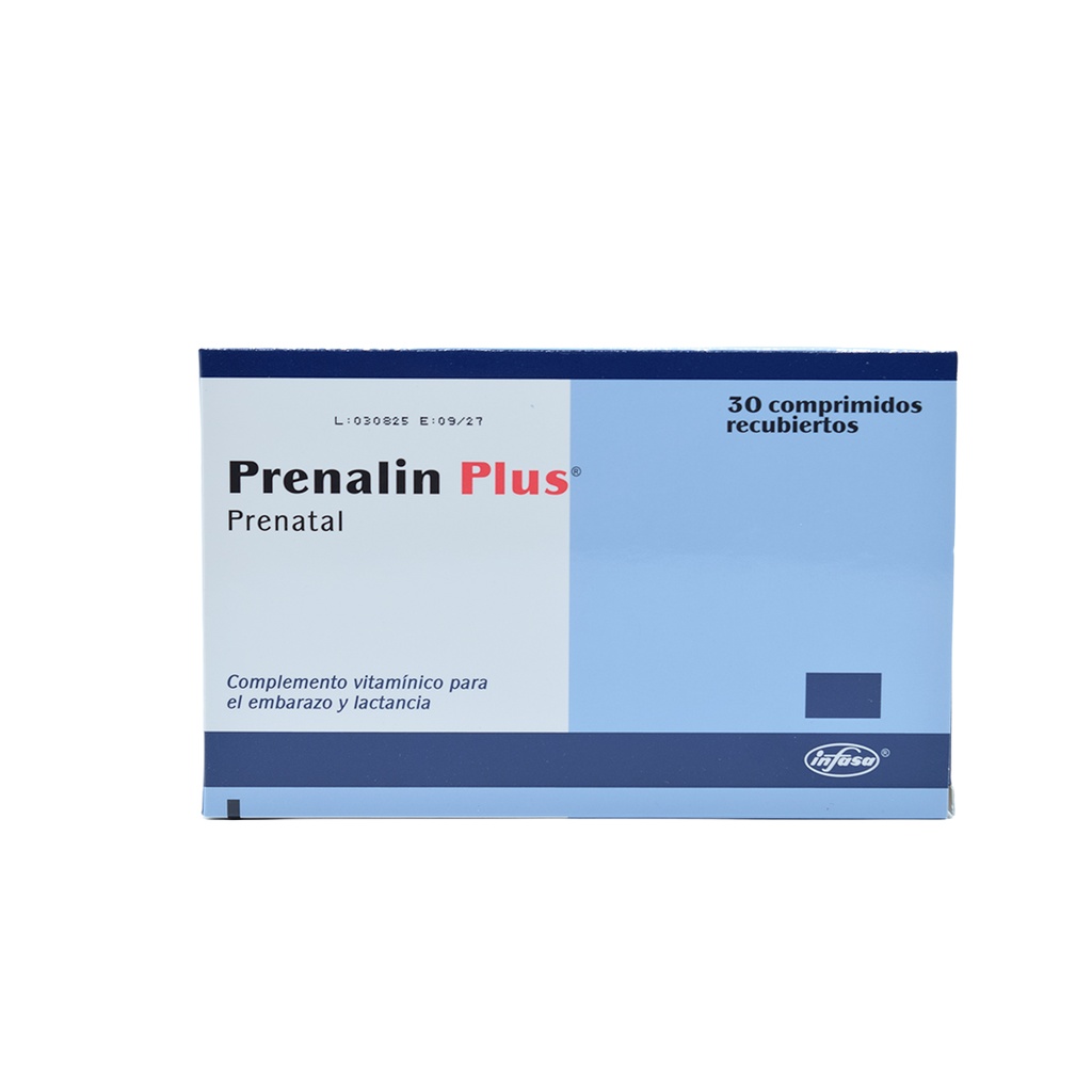 PRENALIN PLUS DE 30 CAPLETS INDUSTRIA FARMACEUTICA, S.A.