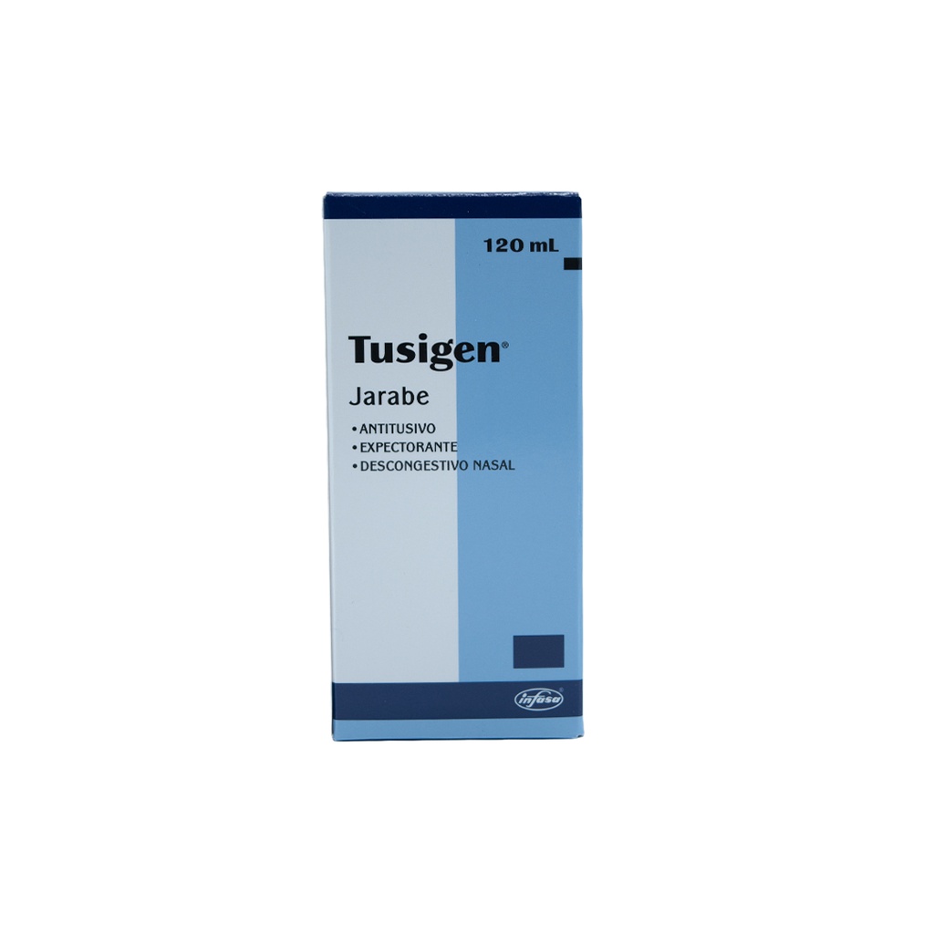 TUSIGEN JARABE DE 120 ML INDUSTRIA FARMACEUTICA, S.A.