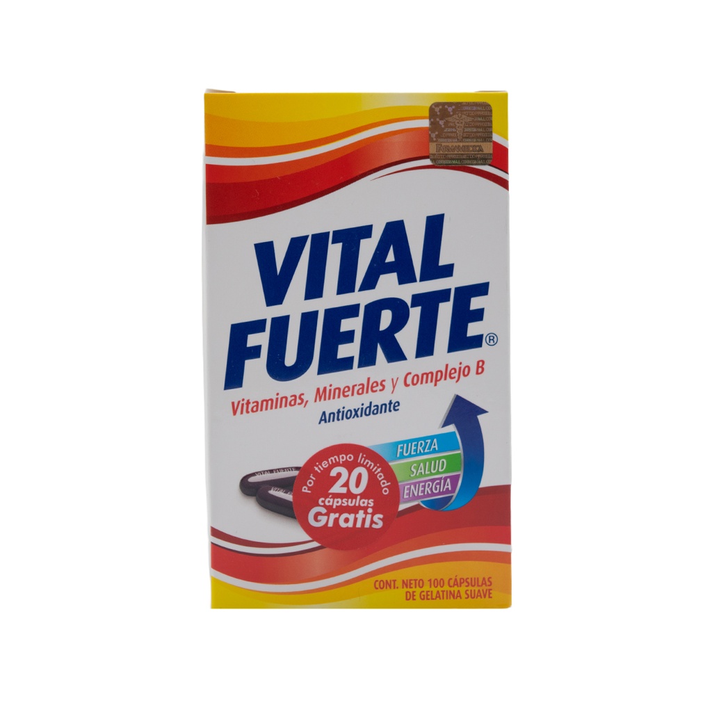 Vital Fuerte x 100 + 20 Tabletas FARMAMEDICA