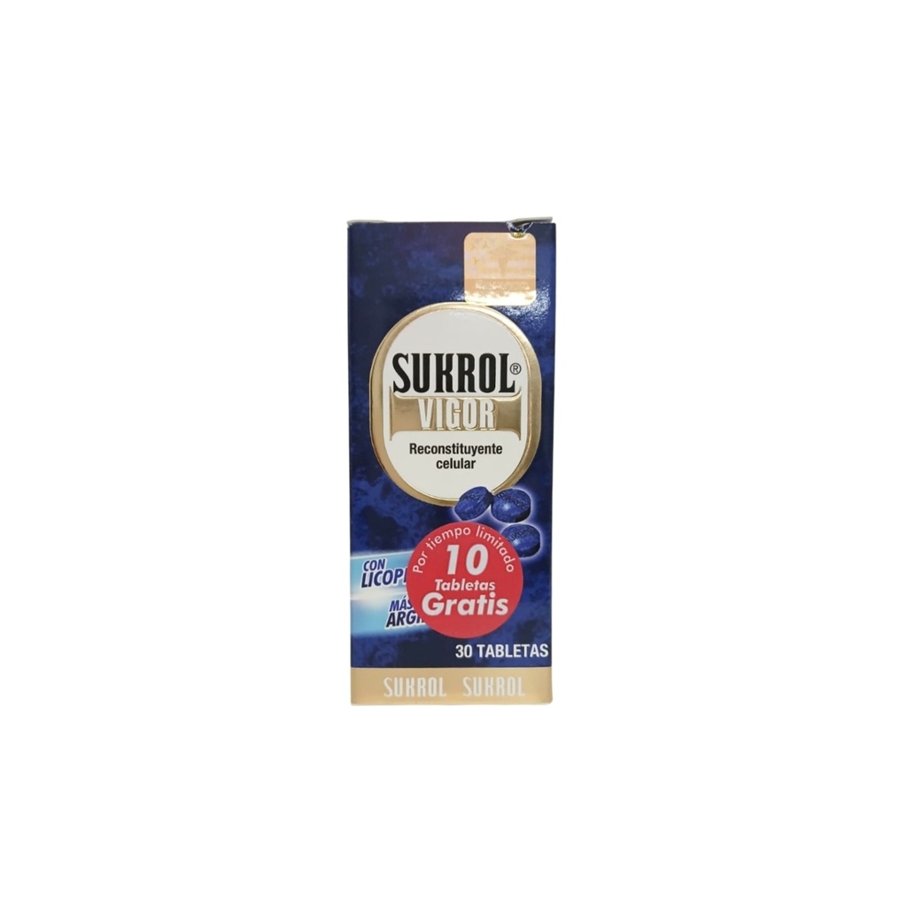 SUKROL VIGOR HOMBRE * 30 + 10 TABLETAS FARMAMEDICA