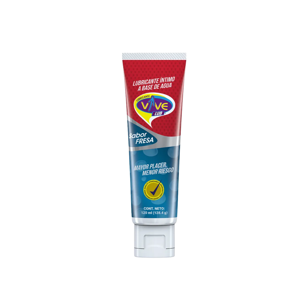 Lubricante Tubo Vive 120ml S. Fresa PASMO