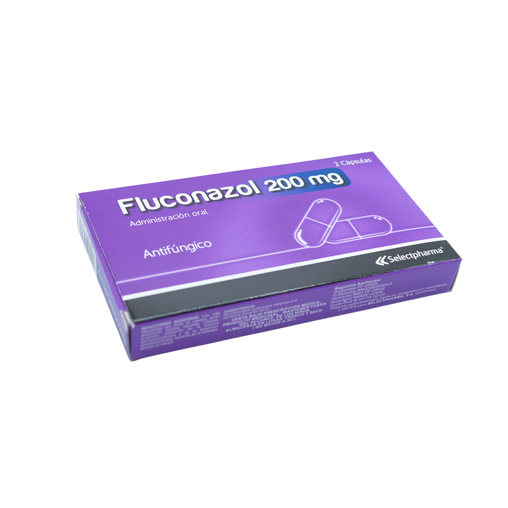 Fluconazol 200mg Caja x 2 Caps SelectPharma