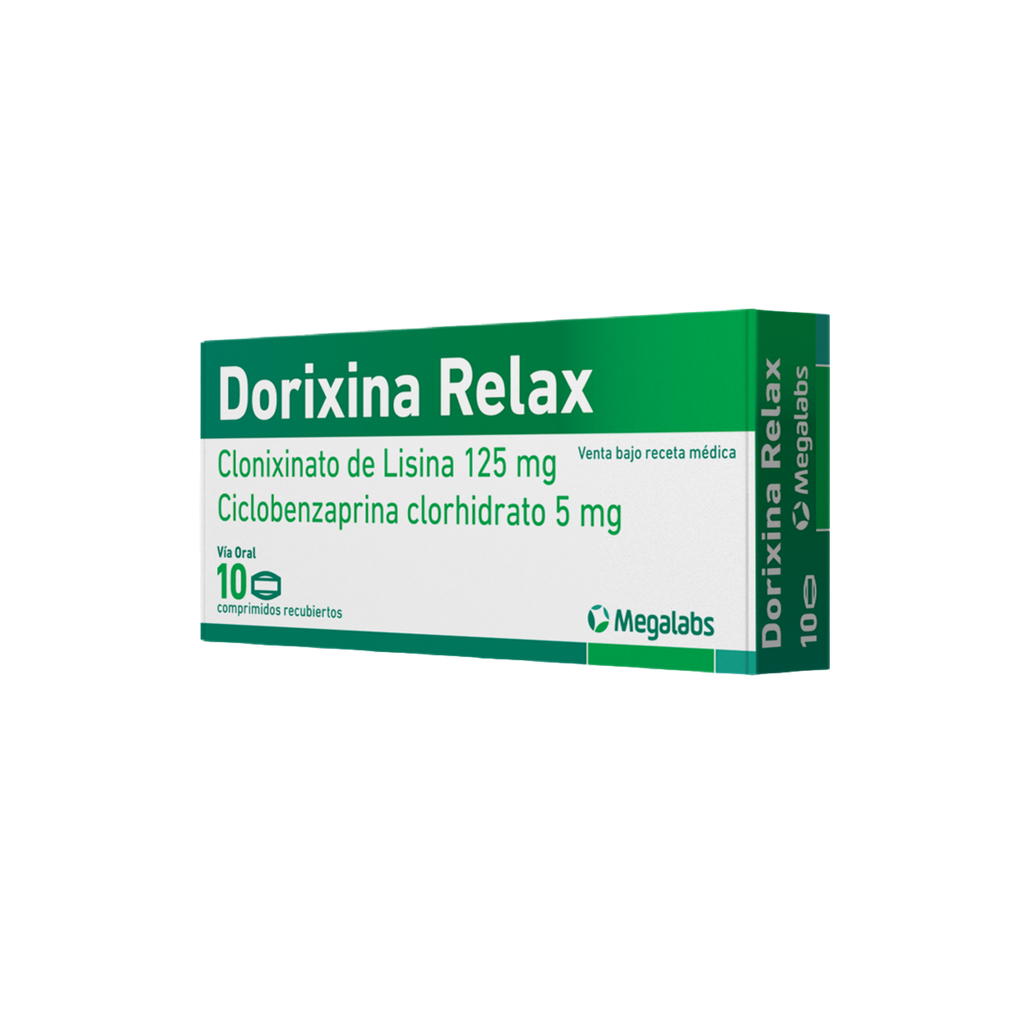 Dorixina Relax 125mg / 5mg Comprimido Megalabs