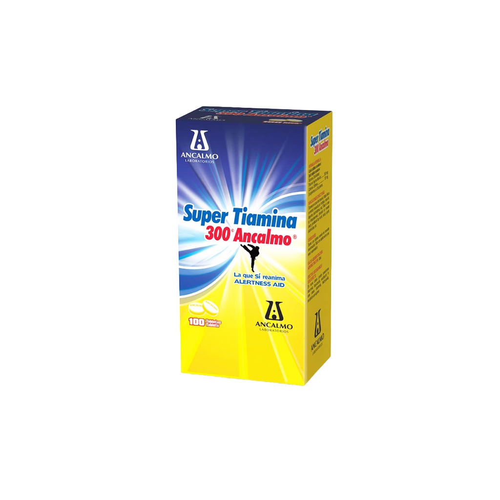 SUPER TIAMINA 300 UNIDAD (C. X 100 TAB) ANCALMO