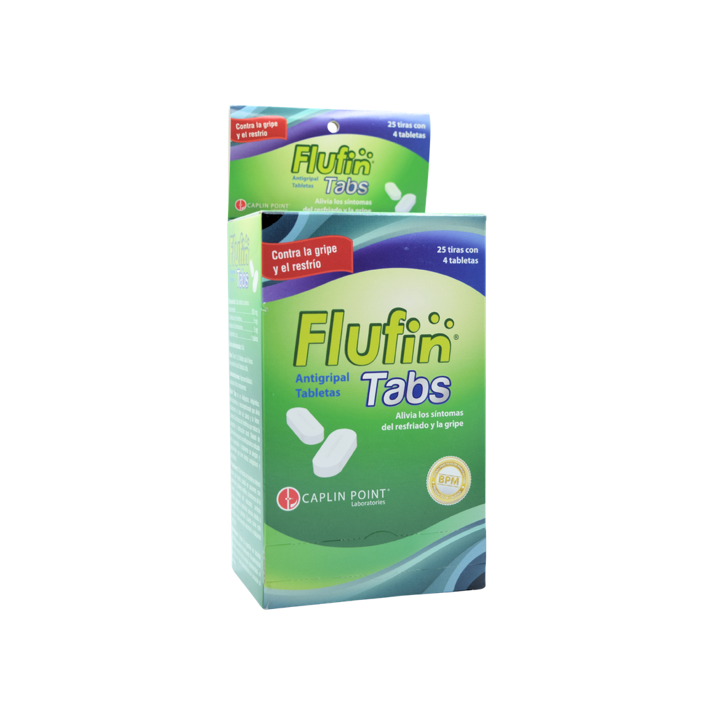 Flufin Antigripal x 4 Tabs Caplin Point Laboratories