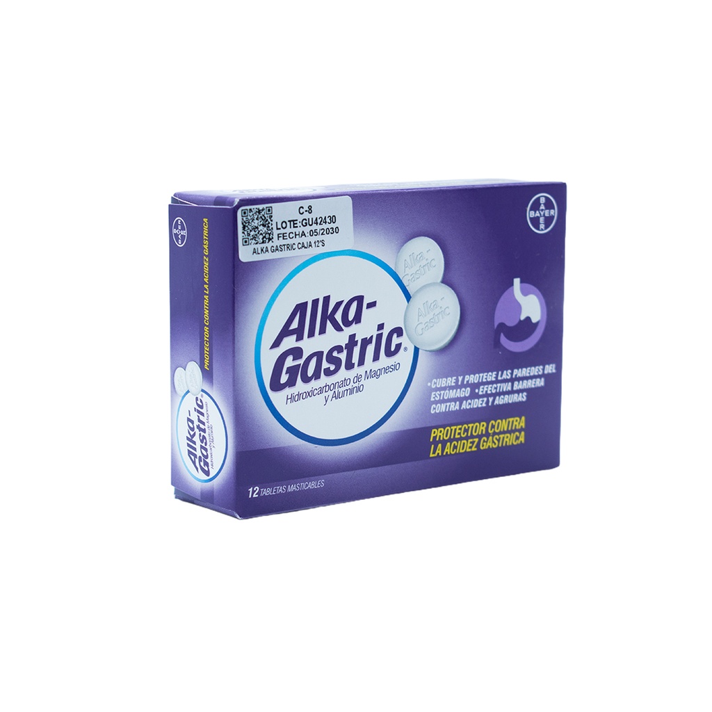 ALKA GASTRIC CAJA 12'S BAYER OTC