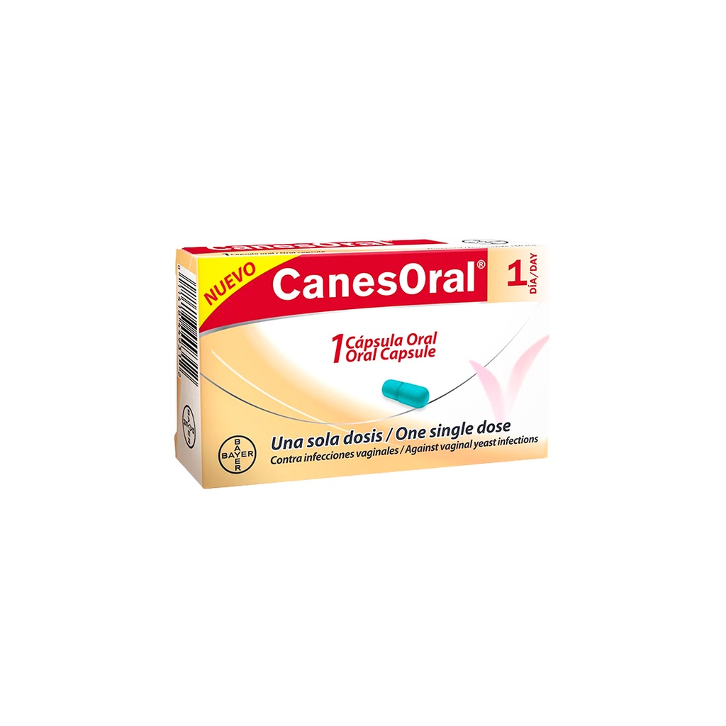 CANESORAL 150 MG 1 DIA CAJA X 1 CAPS. BAYER OTC