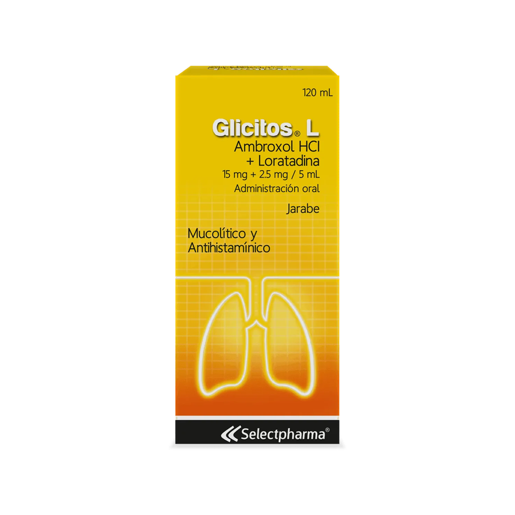 Glicitos L Jarabe 15 mg / 2.5mg / 5ml Fco. 120 ml SelectPharma
