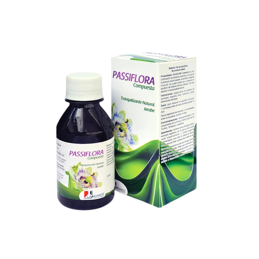PASSIFLORA COMPUESTA JARABE   FCO. 120 CC Lancasco