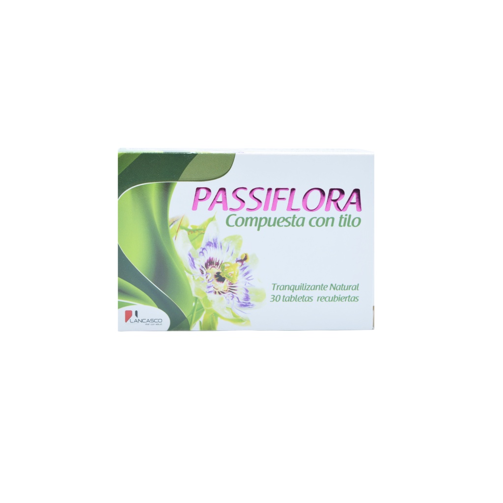 PASSIFLORA COMPUESTA CAPLETS CAJA x 30 Lancasco