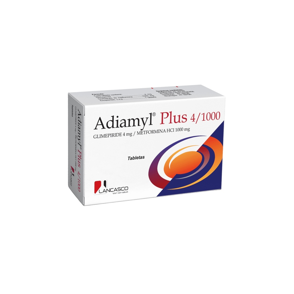 ADIAMYL PLUS 4/1000 CAJA X30 TAB Lancasco