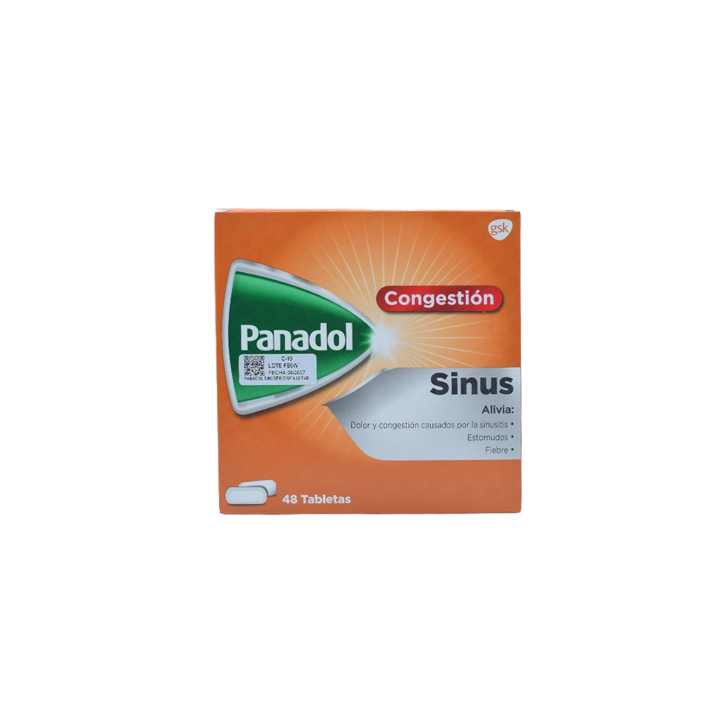 PANADOL SINUSITIS X 16 TABLETAS GSK