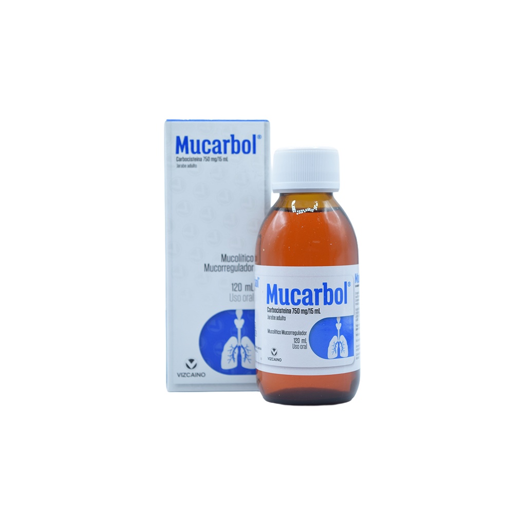 MUCARBOL ADULTO X 120 ML Laboratorios Vizcaíno