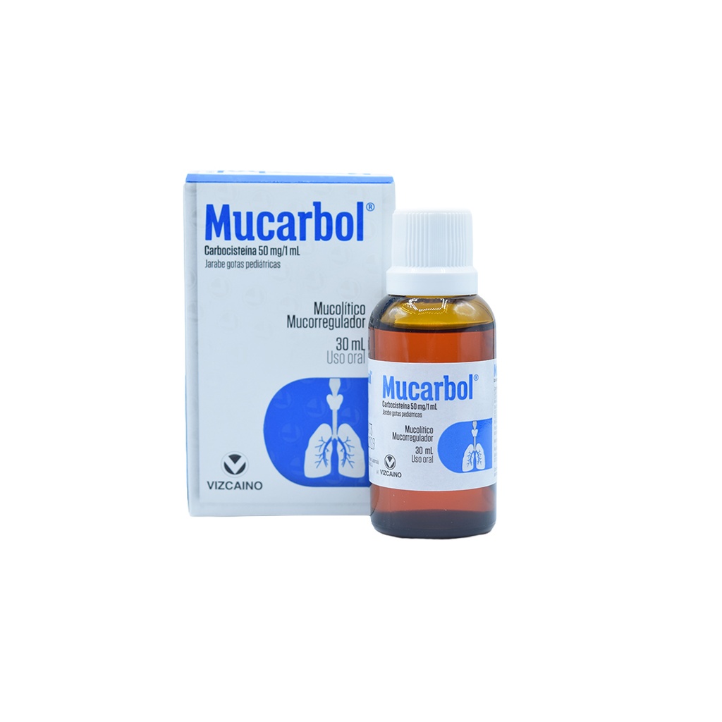 MUCARBOL GOTAS X 30 ML Laboratorios Vizcaíno