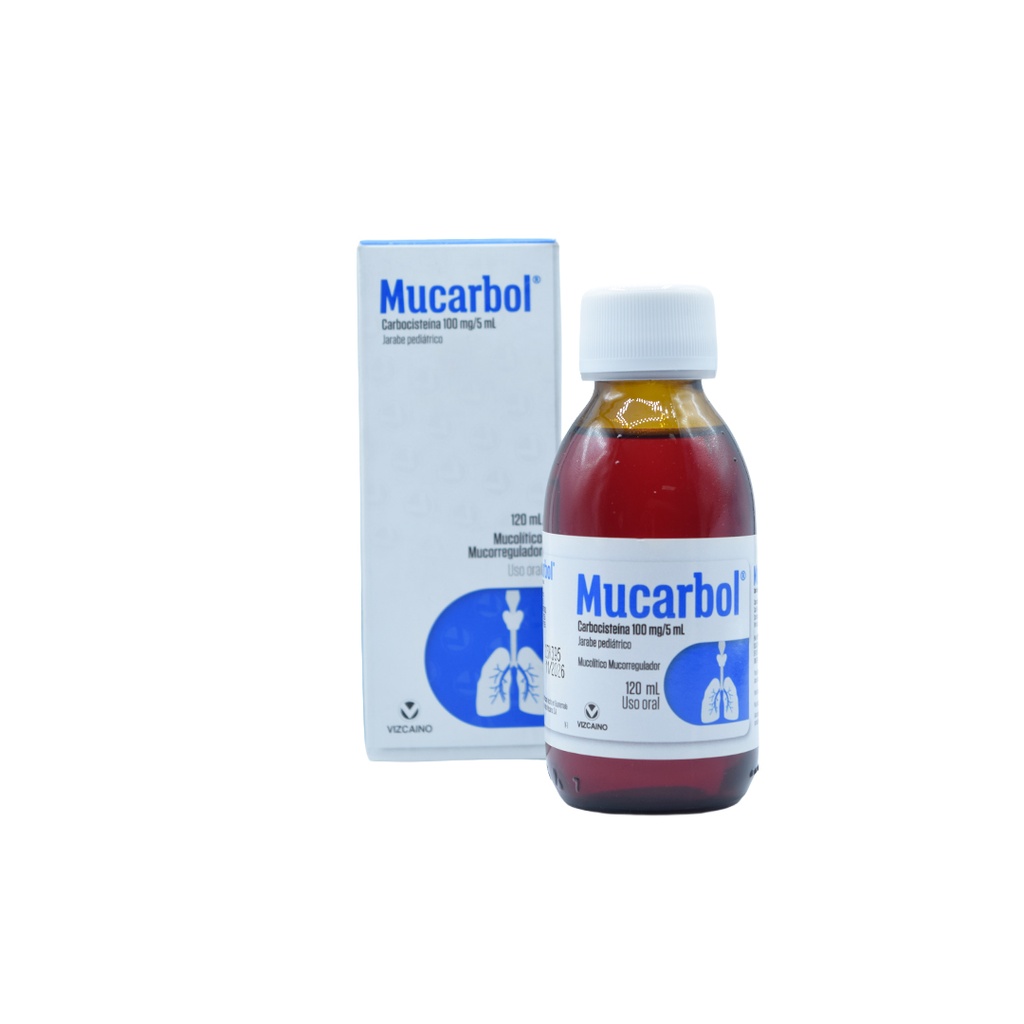 MUCARBOL PEDIATRICO X 120 ML Laboratorios Vizcaíno