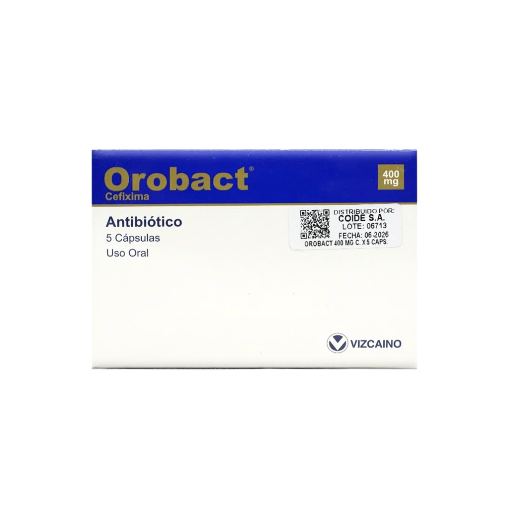 OROBACT CAPSULAS X 5 Laboratorios Vizcaíno