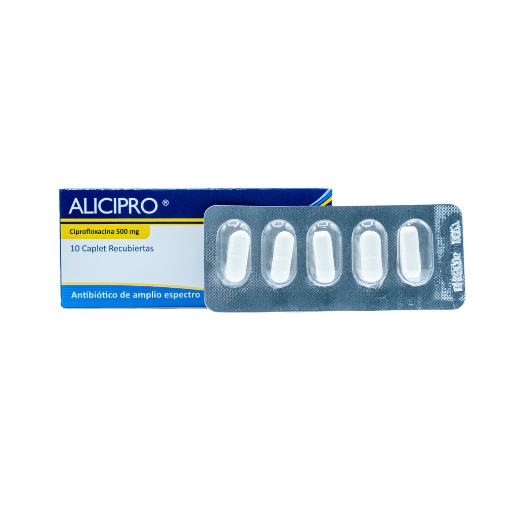 ALICIPRO 500 MG * 10 CAPLETS ALIFARMAT