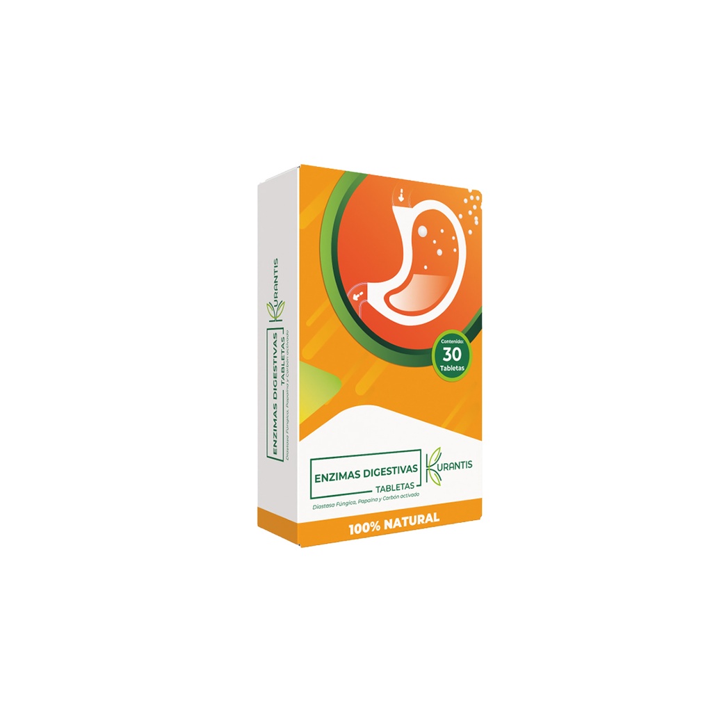 ENZIMAS DIGESTIVAS KURANTIS x 1 TAB. Kurantis