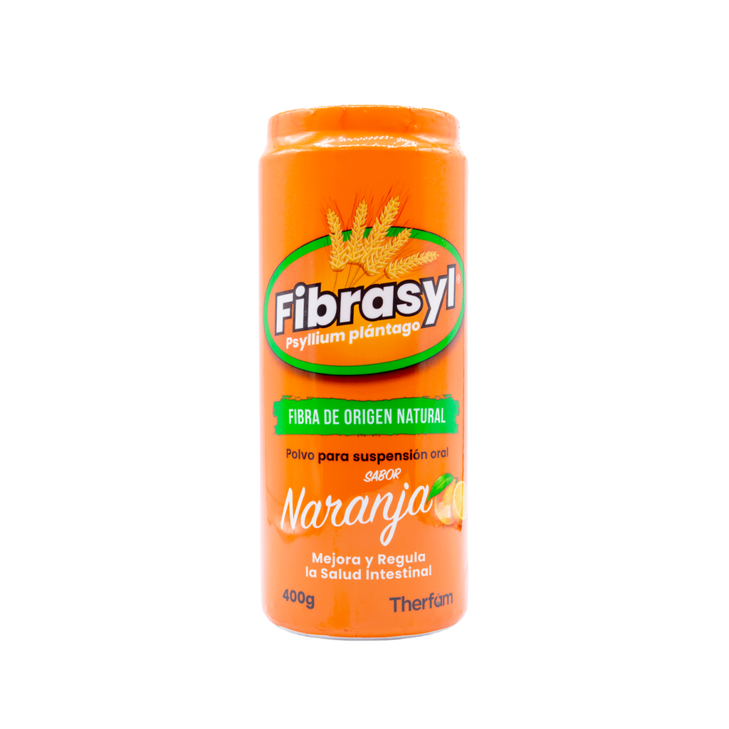 FIBRASYL POLVO SABOR NARANJA X 400GM THERFAM