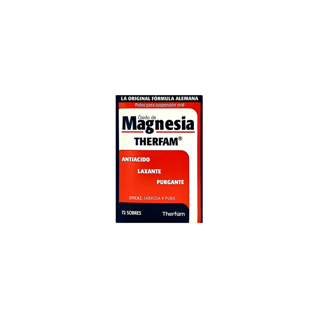 MAGNESIA SOBRES X 1 (Dispensador x 72 Sobres) Therfam