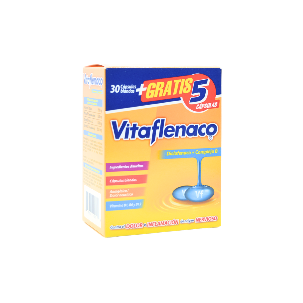 Vitaflenaco X 1 Capsula De Gelatina Suave (Disp. x 35) FARMAMEDICA