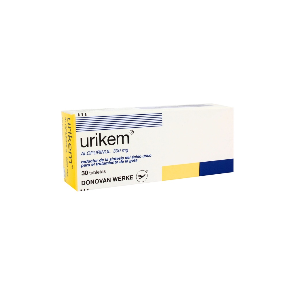 URIKEM 300MG CAJA X 30 TABLETAS DONOVAN WERKE