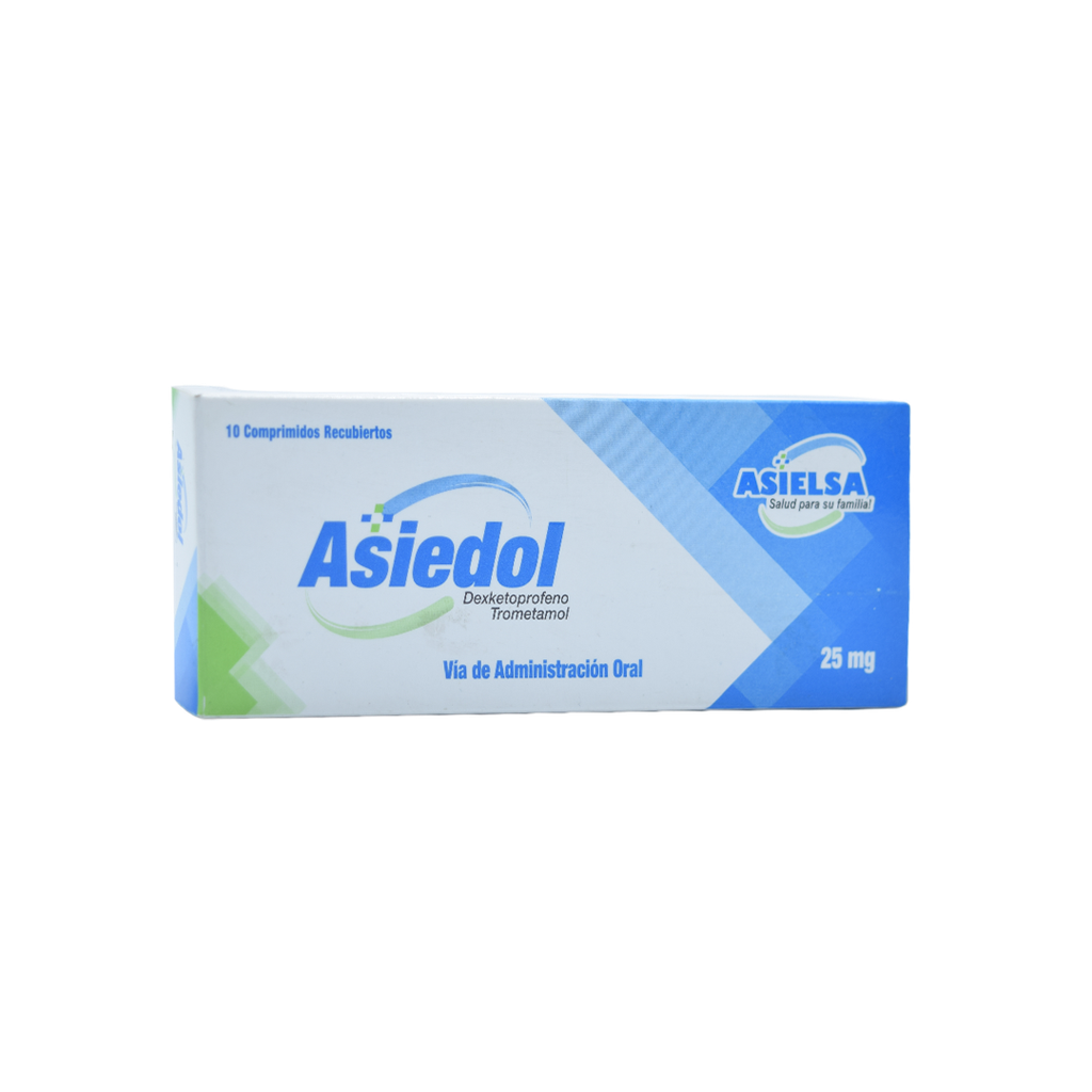 Asiedol Caja de 10 Tabletas (dexketoprofeno) ASIELSA