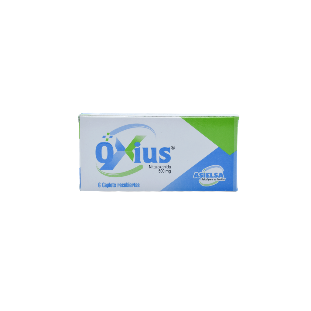 Oxius 500 Mg Caja de 6 Tabletas (nitazoxanida)ASIELSA