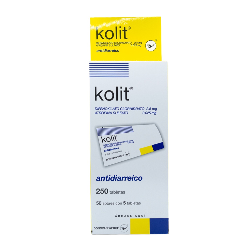 KOLIT TABLETAS CARTERITA X 5 TABS. Donovan Werke