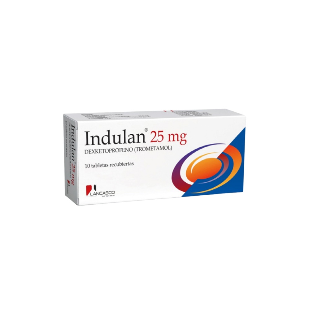 Indulan 25 mg Caja x 10 Tabs. Lancasco