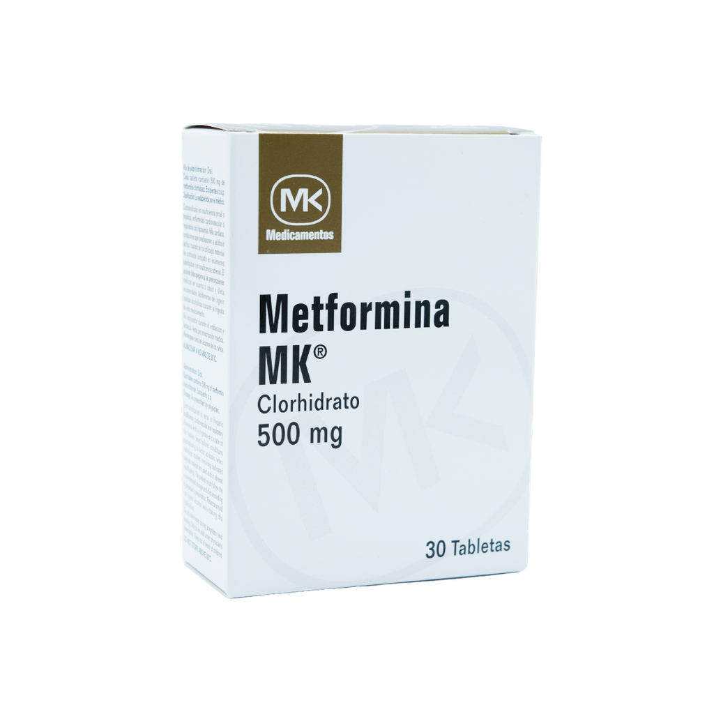 METFORMINA MK TABLETAS 500 MG X 30 MCKESSON