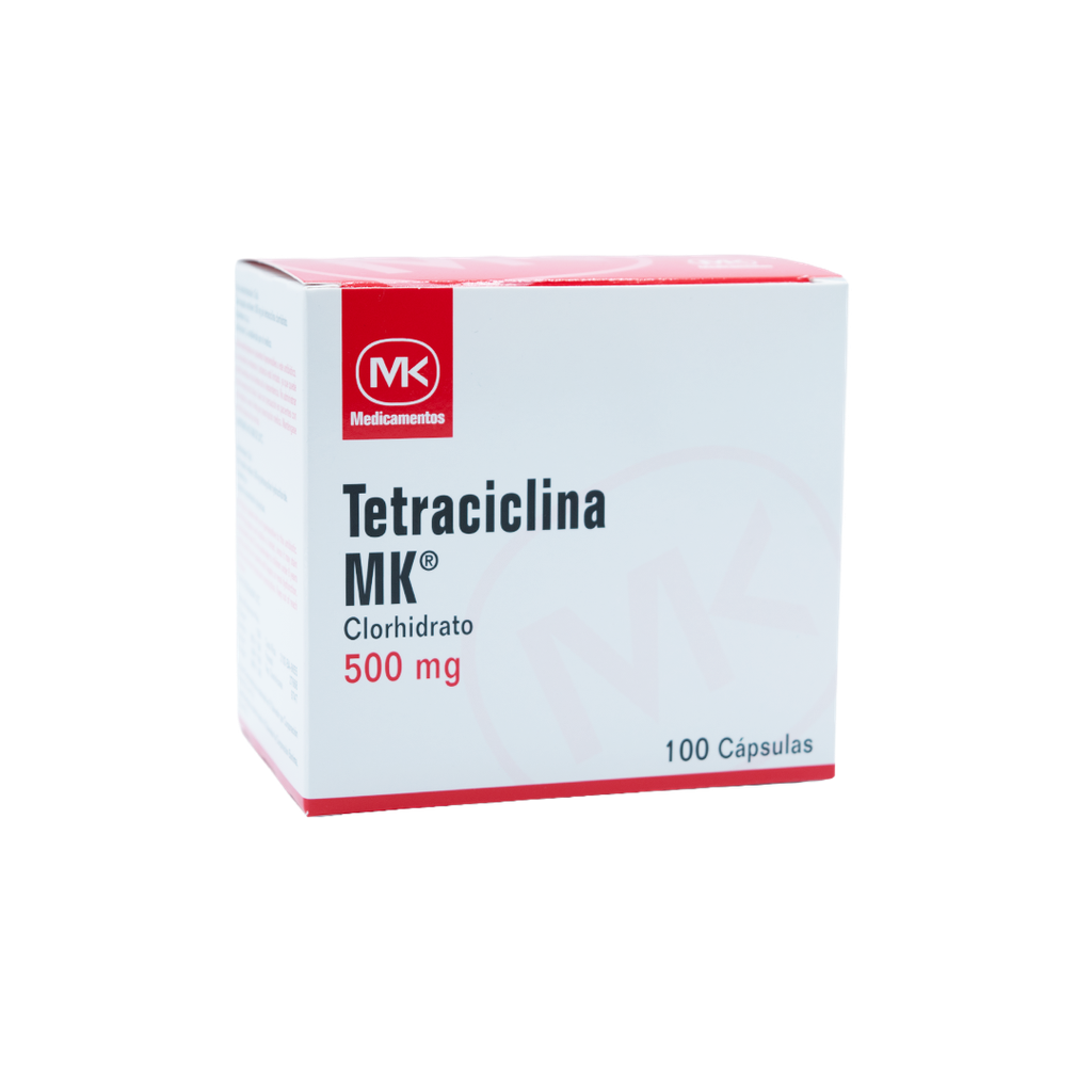 TETRACICLINA MK CAPSULAS 500 MG X 100 MCKESSON