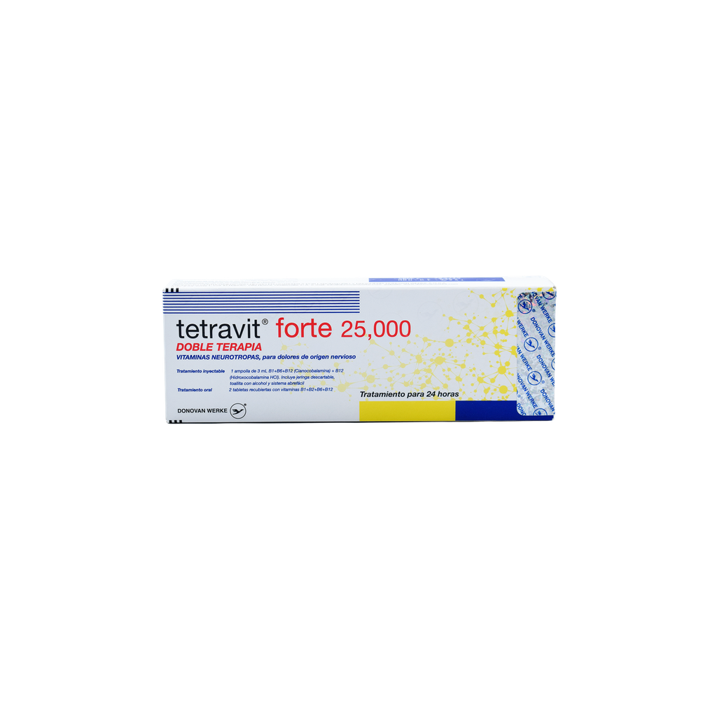 TETRAVIT FTE. 25,000 C X 1 AMP (1 DOSIS) DONOVAN WERKE