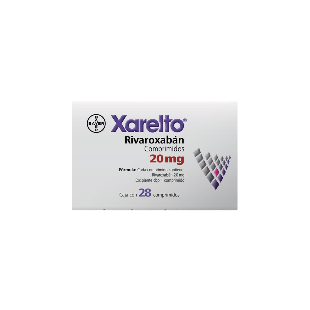 XARELTO 20 mg 28 Tab BAYER SCHERING