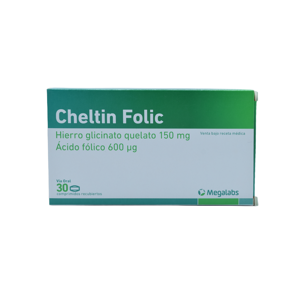 Cheltin Folic Caja x 30 Comprimidos Megalabs