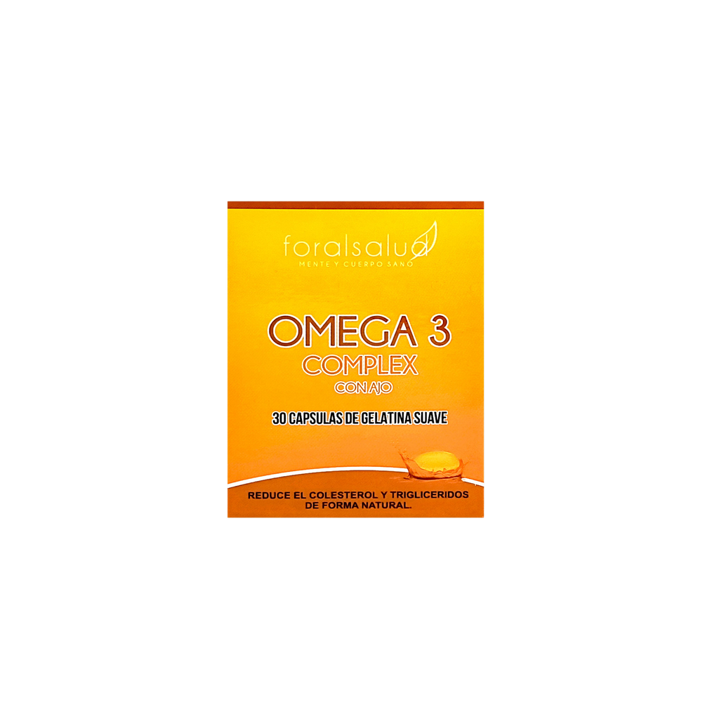 Omega 3 complex (con ajo ) caja x 30 gel cap FORALSALUD