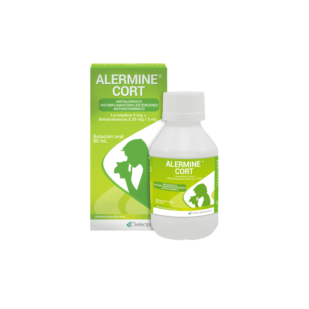 ALERMINE CORT 5mg / 0.25 mg Caja x 10 Tab SelectPharma