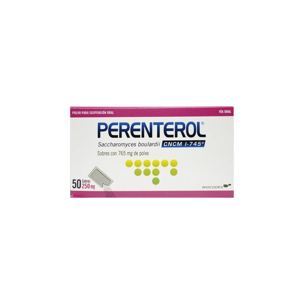 PERENTEROL 250 MG. SOBRES (DISPENSADOR DE 50 SOBRES) BIOCODEX