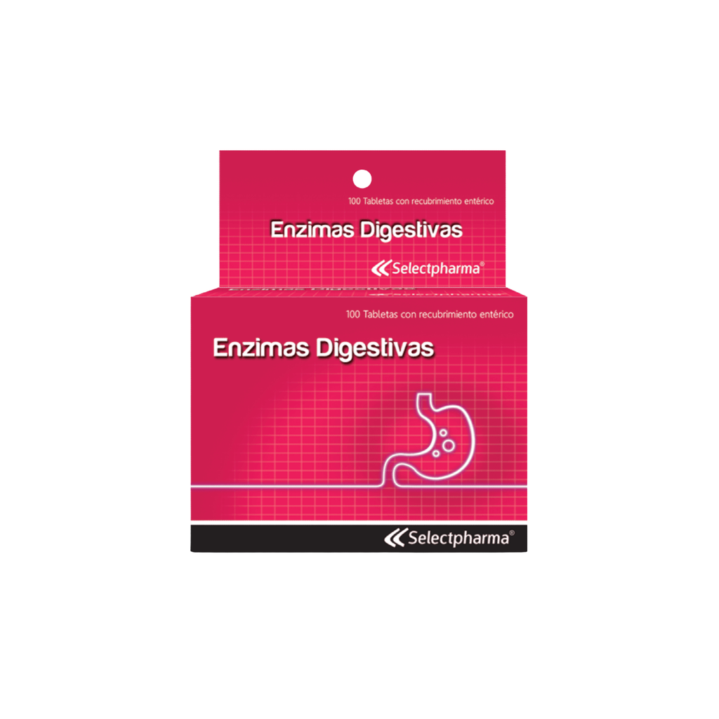 ENZIMAS DIGESTIVAS BLISTER X 10 TABS.  SelectPharma