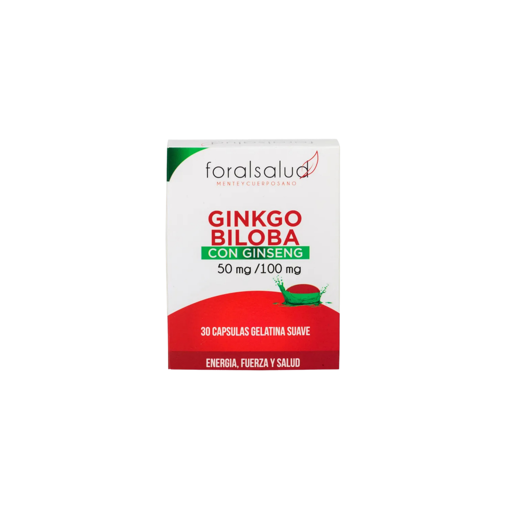 Ginko Biloba Con Ginseng Capsulas Caja x 30 FORALSALUD 