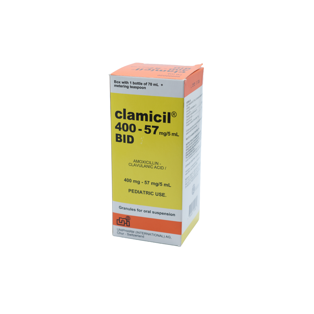 CLAMICIL BID 400MG X 70ML UNIPHARM