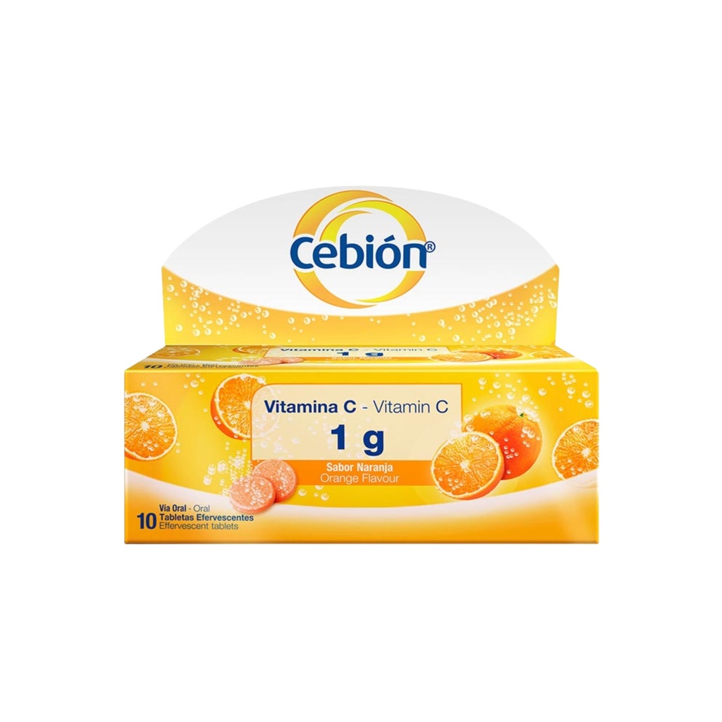 CEBION 1GR. EFERVECENTE NARANJA X 10 MERCK