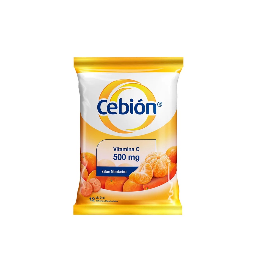 CEBION MASTICABLE MANDARINA SOBRE X 12 P&G HEALTH