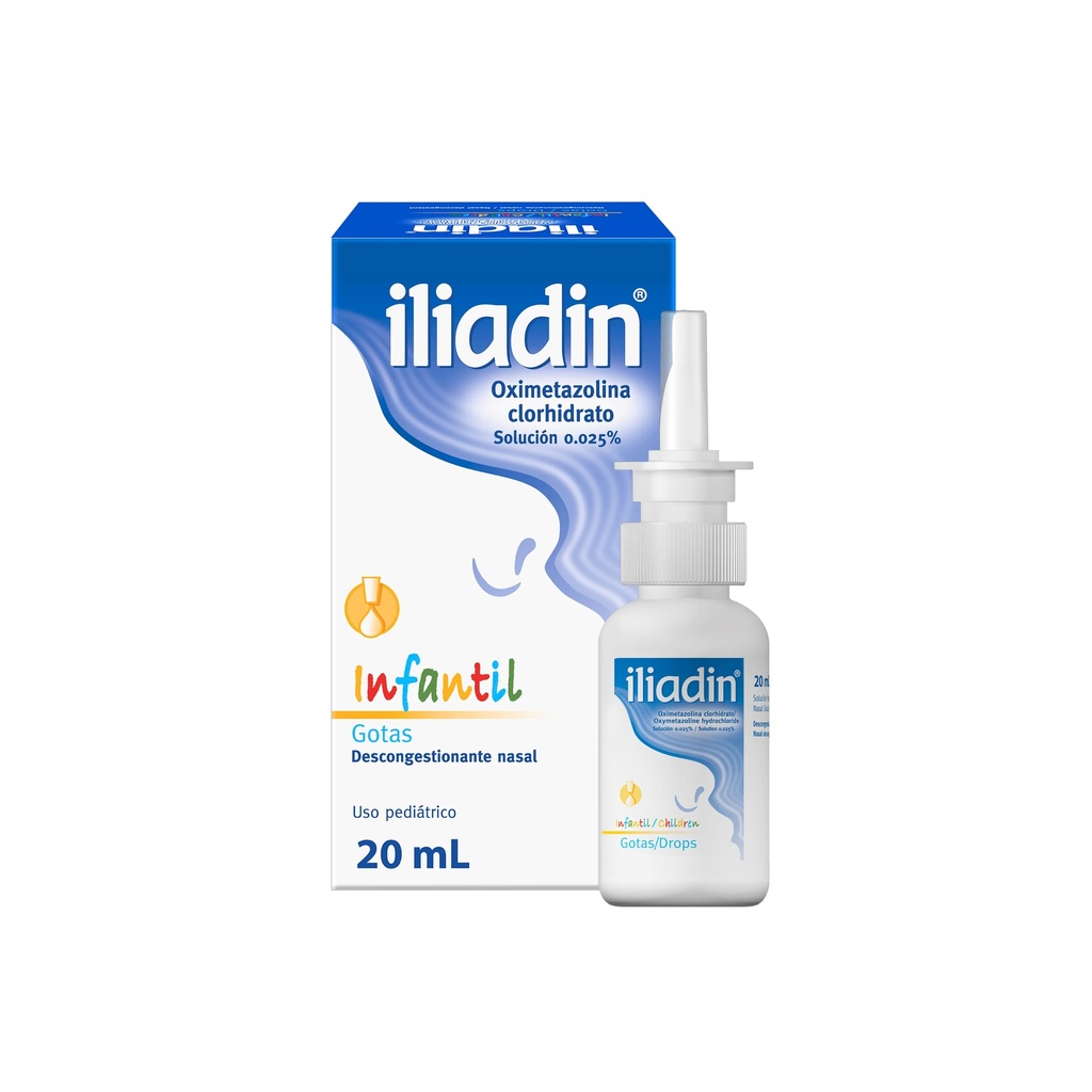 ILIADIN INFANTIL GOTAS 0.025% X 20ML P&G HEALTH