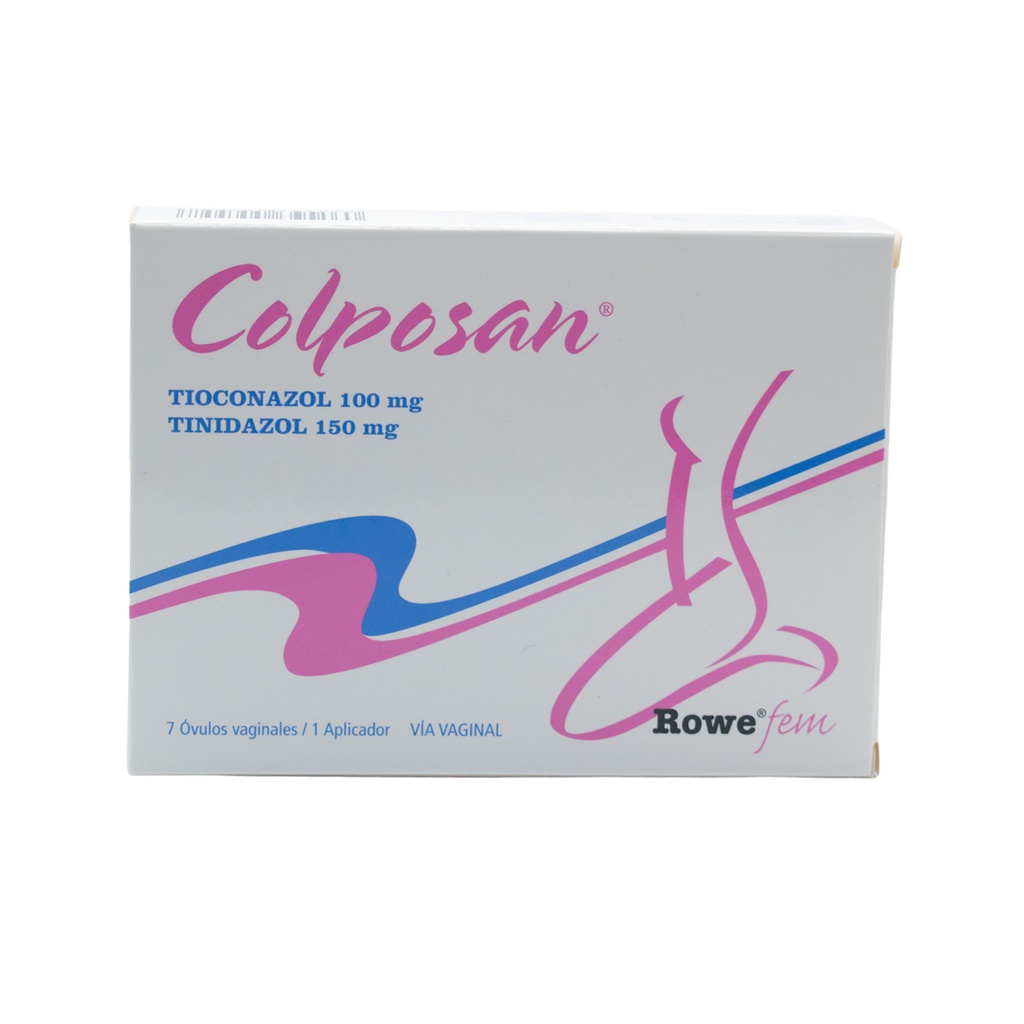 COLPOSAN 100mg / 150mg x 7 OVULOS Megalabs