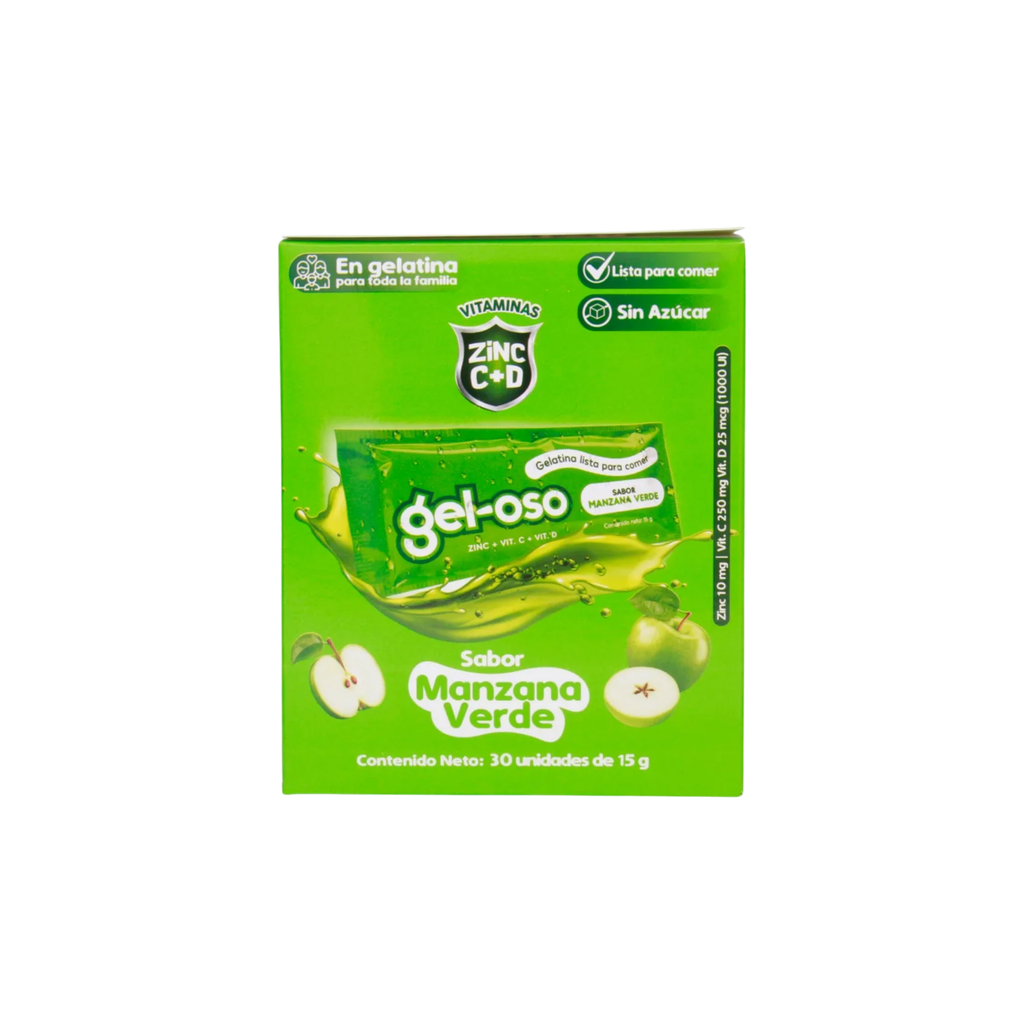 GEL OSO VITAMINA C + VITAMINA D + ZINC X UNIDAD UNHESA